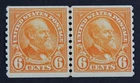 CKStamps: US Stamps Collection Scott#723 Mint H OG Line Pair