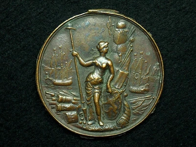 MEDAILLE BRONZE 64mm PAYS-BAS - 1668 - PAIX D'AIX LA CHAPELLE - Photo 1/4