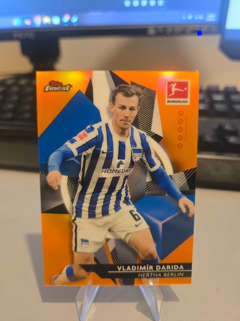 2020-21 Topps Bundesliga Finest Vladimir Darida Orange /25 Hertha Berlin