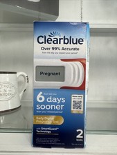 Clearblue Digital Pregnancy Test, Find Out 6 Days Sooner 2 tests, 6/2028