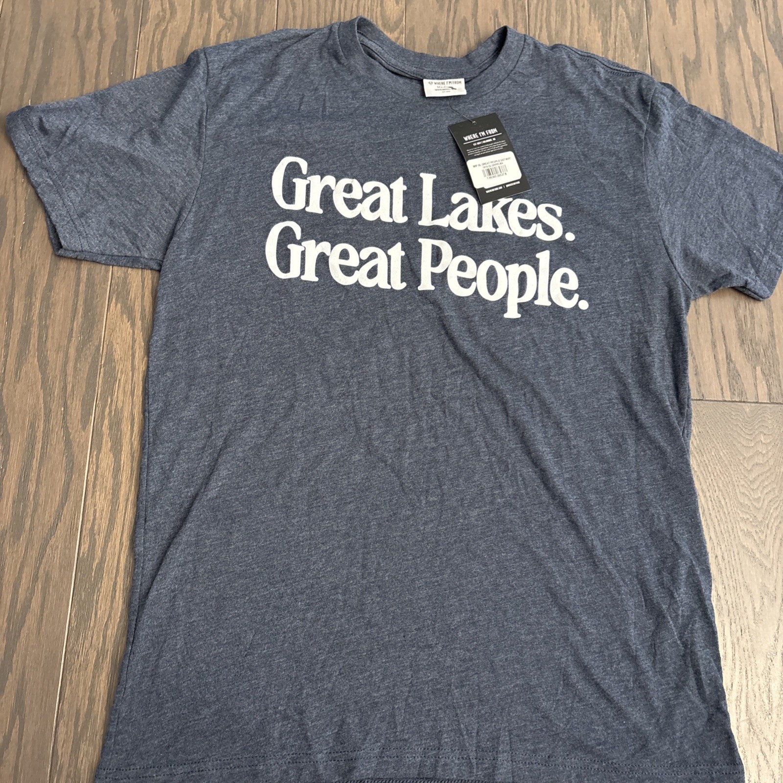 Where I'm From Great Lakes Great People Graphic T-Shirt - Men's Medium M
