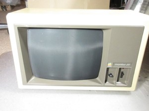 Apple II, Monitor III, Mono-Green Phosphor, 11", A3M0039, Works, Good Condition