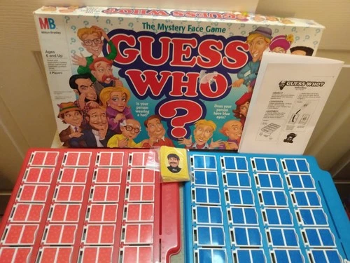 Vintage 1996 Milton Bradley Guess Who Classic Board Game 1 Missing Card See Pics