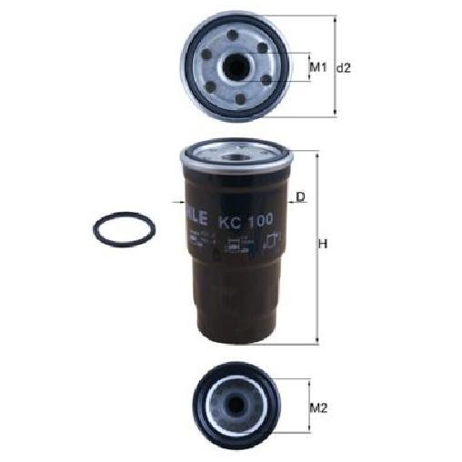 Kraftstofffilter FüR Toyota Avensis M2 T22 T25 T27 2.0 2.2 97 Bis 18 Knecht RF3F-image