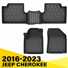 3pcs Tpe Floor Mats Liners For 2016 2017 2018-2023 Jeep Cherokee All Weather New