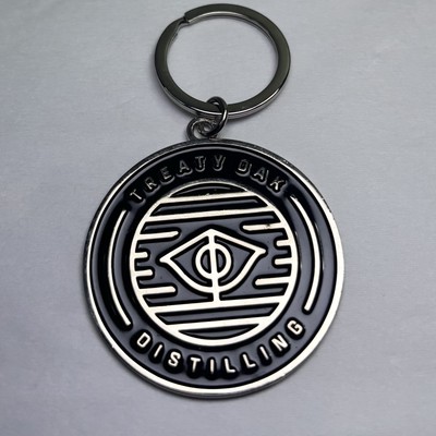 Treaty Oak Distilling Key Chain Texas Bourbon Dripping Spring Distillery Whiskey