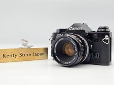 N.MINT Canon AE-1 PROGRAM Black Film Camera FD 50mm F1.8 S.C. From Japan