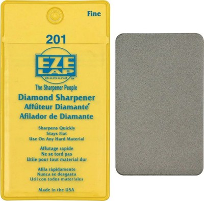 Eze-Lap Diamant Brieftaschenschärfer feine Körnung Kreditkartengröße Etui hergestellt in den USA Werkzeug