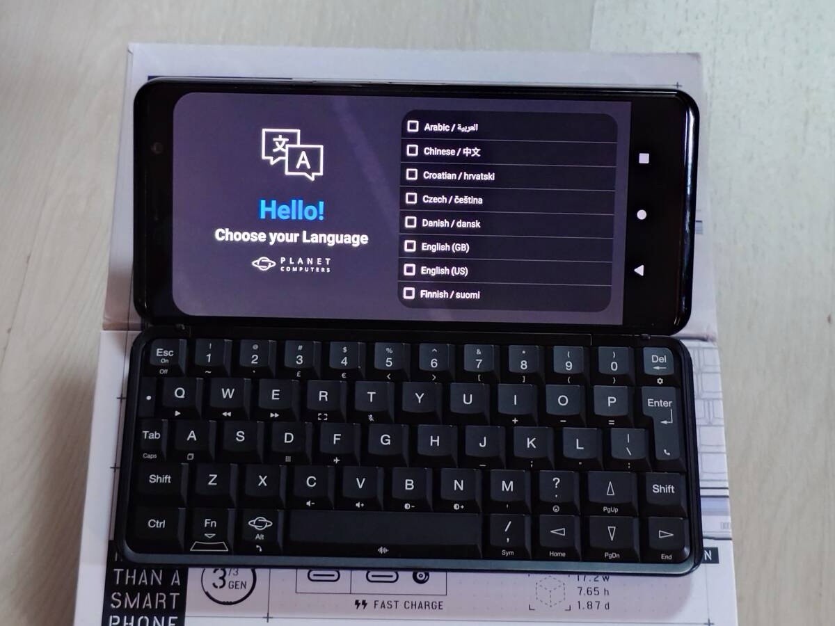 Planet Computings Astro Slide 5G USキーボード Planet