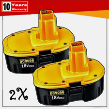 2 PACK 18V 4600mAh Replace For Dewalt 18 VOLT DC9096 DC9098 NiMH Battery NEW