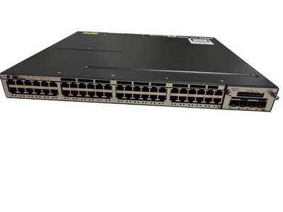 Cisco Switch TNY-WS3750X-3560 (A) 48 Port POE+ 1PSW -NIM-10G SFP & Stack Ports