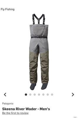 Patagonia Skeena River Fishing Waders Gray H2No Performance Standard Mens Size M