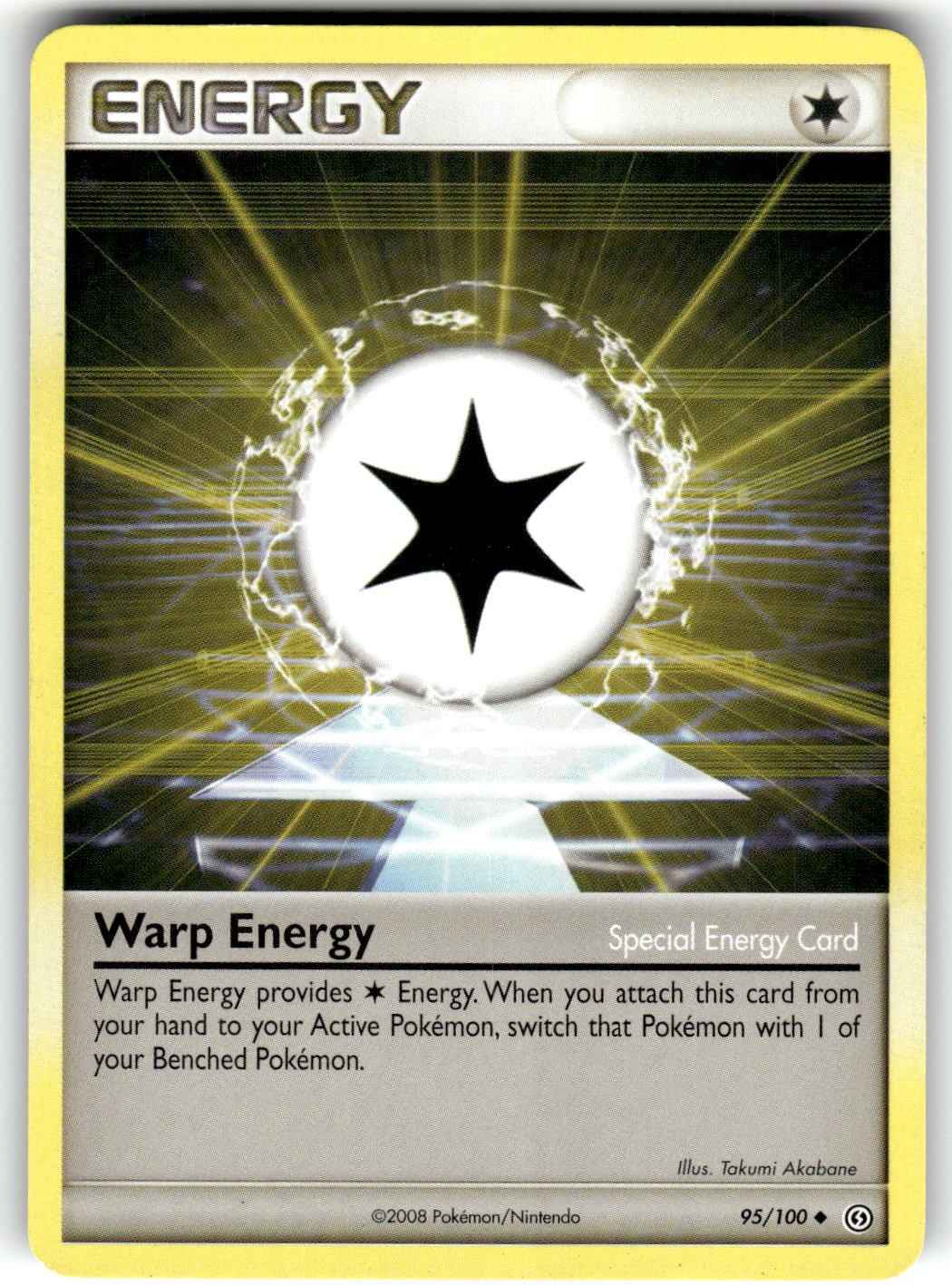 Warp Energy 95/100 Stormfront Uncommon Normal Pokemon TCG LP