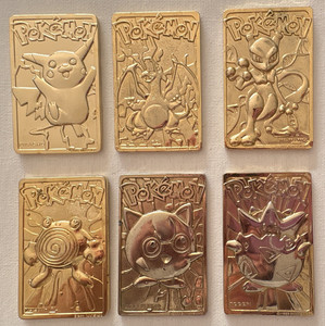 Burger King Pokemon Gold Cards Set for sale | eBay