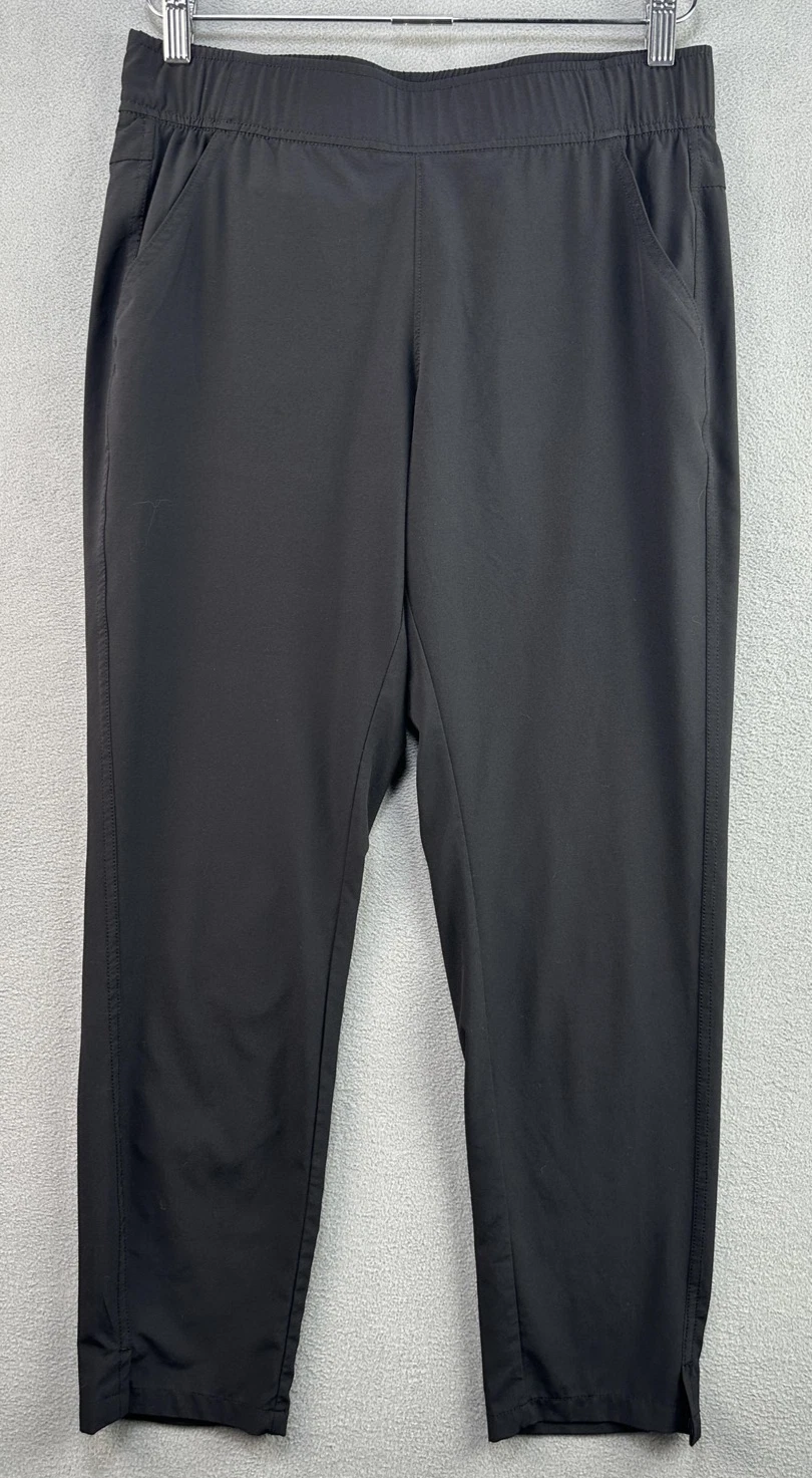 Eddie Bauer Pants Small Black Departure Stretch Straight Leg Ankle Jogger Hiking