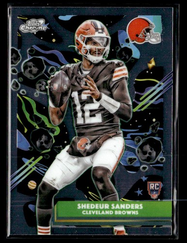 2025 Topps Chrome Cosmic #127 Shedeur Sanders RC Card Cleveland Browns
