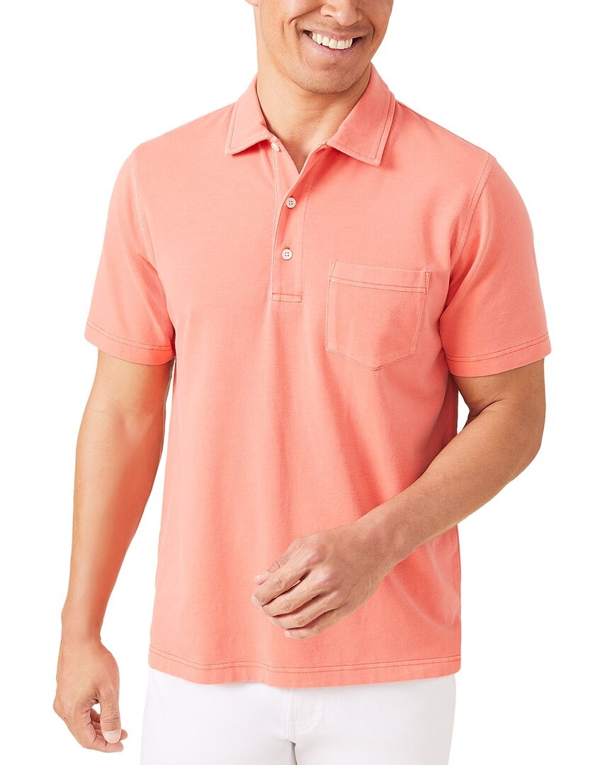 JMclaughlin Solid Levi Polo Shirt Mens S 9890₽