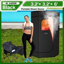 Portable Sauna Box Design for Relaxat,Steam Sauna W/Sauna Chair,Remote Control