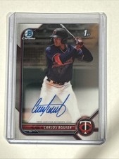 2022 Bowman Chrome #CPA-CA Carlos Aguiar Auto