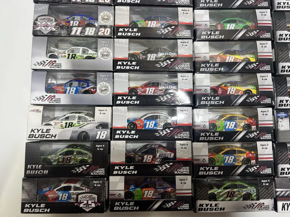 GIANT 52 1/64 Kyle Busch Die Cast Lot 2008-2021 ALL NEW IN BOX (SOME RARE) - Image 3 of 4