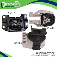 3pcs Engine Motor & Transmission Mount for 2013-2019 Ford Escape 2.0L 2.5L AUTO