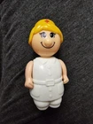 Vintage Happy Folks Blue Box My Happy Town Boy Figure Toy 1980's