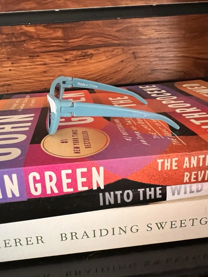 Óculos de sol American Girl 18" boneca Melody's azul água olho de gato - Imagem 3 de 3