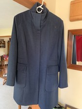NWOT Pendleton Woolen Mills Full Zip Snap Button Wool Peacoat Size 14 NAVY BLUE