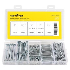 TJBORJT 400-Piece Picture Hanging  Wood Finishing Nails Assortment Kit