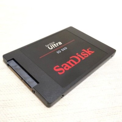 SDSSDH3-500G SANDISK ULTRA 3D 500GB 2.5 INCH INTERNAL SATA SSD USED