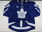 Adidas Toronto Maple Leafs Game Worn Authentic NHL Hockey Jersey Blue 58 RIFAI