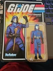 Hasbro ReAction GI Joe Super7 Cobra Commander With Cape & Scepter Action Figure