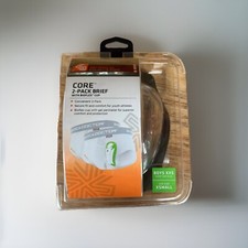 Shock Doctor Core 2 Pack Brief Boys XS New- No Cup - Briefs Only