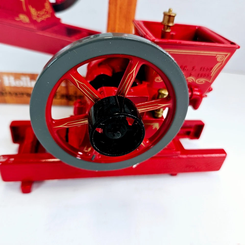 ERTL New Holland 100th Anniversary Engine 1/8 Scale Die Cast Metal 321DO Red - Image 2 of 4