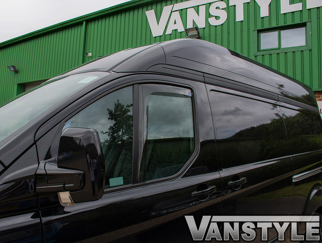 FITS FORD TRANSIT TOURNEO CUSTOM GENUINE CLIMAIR FRONT WIND DEFLECTORS