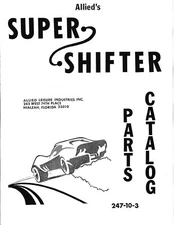 ALLIED LEISURE SUPER SHIFTER ARCADE GAME MACHINE DRIVING MANUAL - NEW!