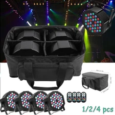 1/2/4pcs Stage Lighting 108W RGB Par Light DMX Can Wash DJ Disco Party Light Bag