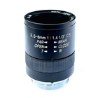 Surveillance camera lens 3.5-8mm manual aperture zoom infrared CS model 1/3"