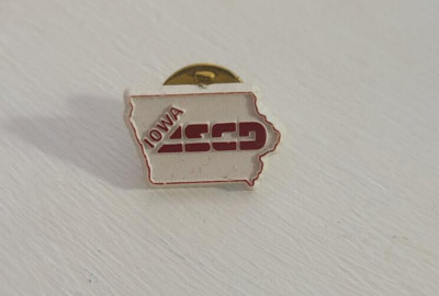 Iowa Association Supervision Curriculum Development Vintage Lapel Pin - ASCD Pin