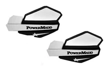 Powermadd Star Series Hand Guards Black White Replacement MX ATV Dirtbikes All 