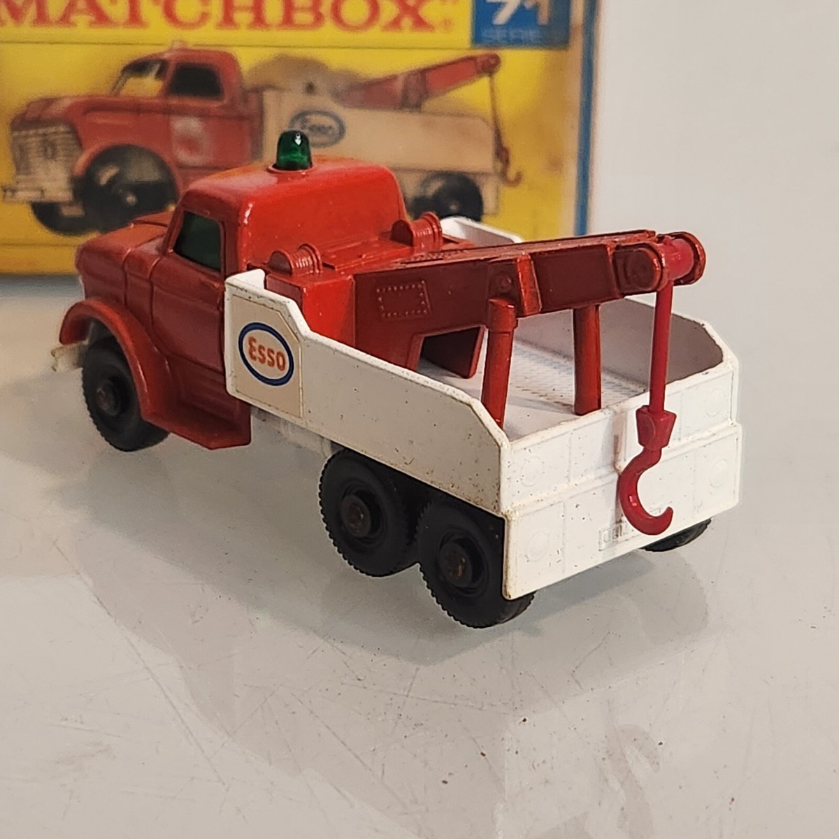 1968 Vintage Ford HEAVY WRECK TRUCK Esso Matchbox Lesney No