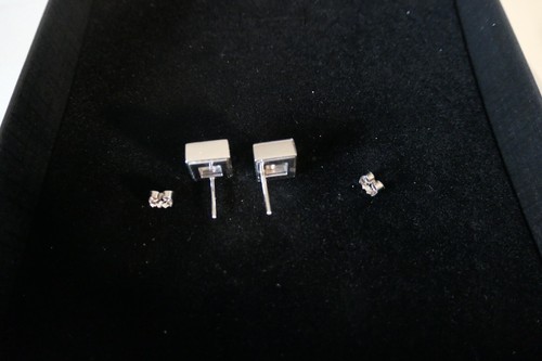 Ohrringe IN der Geschmack von Der Sammlung - Happy Diamante Gold Grau - Imagen 2 de 2