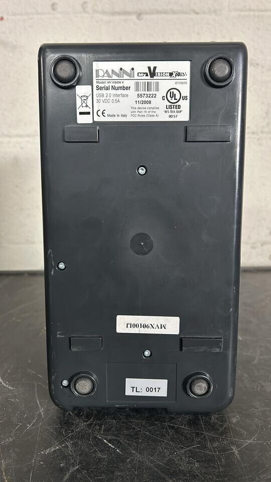 Panini My Vision X Check Scanner Reader AS IS FOR PARTS UNTESTED eBay