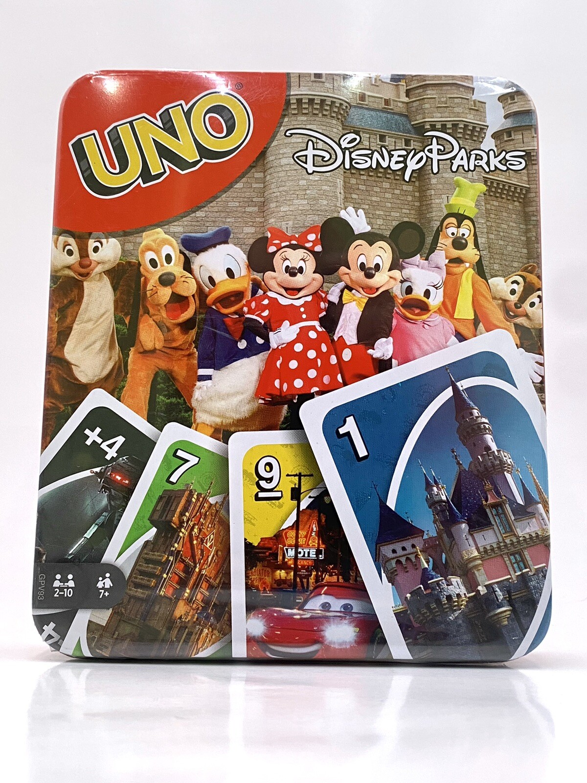 Disney Parks UNO Card Game Collector Tin Packing Brand News Sealed Tin 112 Cards