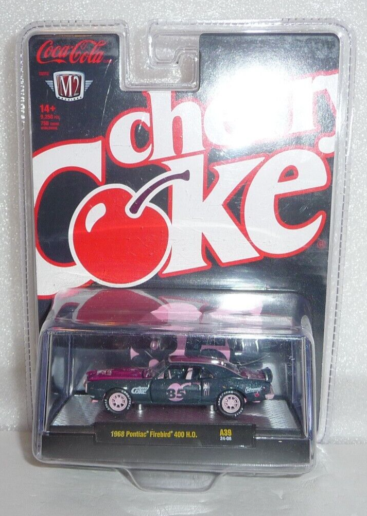 M2 Machines Pink/Gray Chase 1968 Pontiac Firebird 400 HO 1:64 Diecast