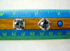 2 Hole Slider Beads Gaiety Tanzanite  #6