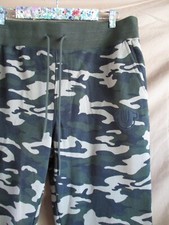 True Religion authentic core green camouflage sweatpants joggers Large new