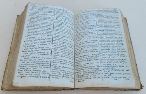 1736 ITALIAN DICTIONARY antique Nuovo Dizionario della lingua volgare, e latina - Picture 9 of 9
