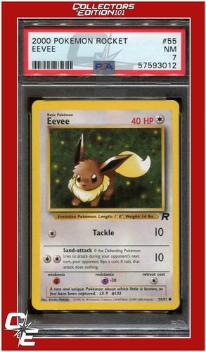 Eevee (Unlimited) graded PSA 7 for sale on eBay