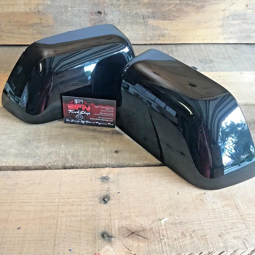 Brand New OEM Ford Super Duty Painted to Match Tow Mirror Caps - AGATE BLACK